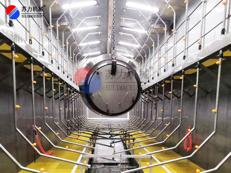 罐車前處理噴淋